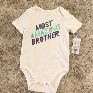 Most amazing brother onesie - NWT 18 month Cat and Jack